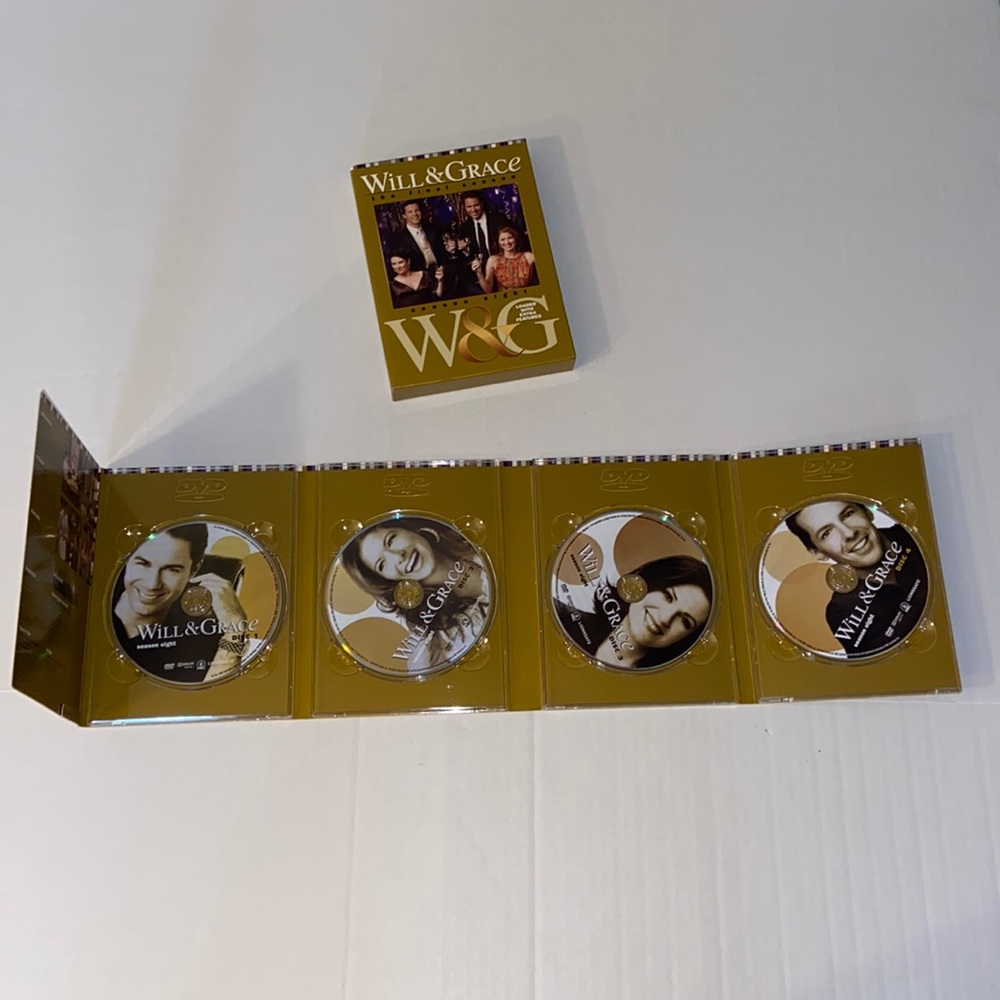 NBC Will And Grace Season Eight The Final Season Four DVD Set